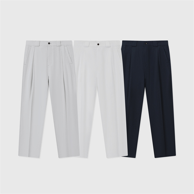loro piana cotton linen panama pleated trousers